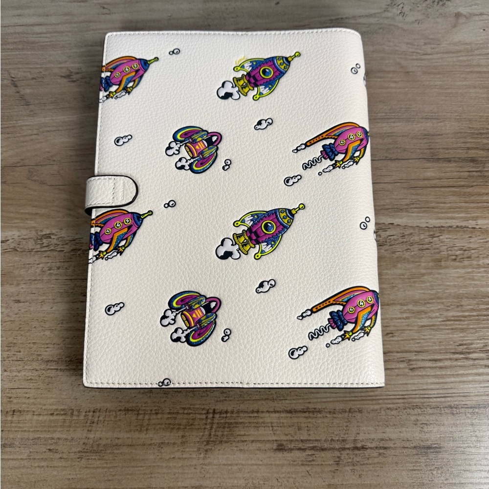 Coach Notebook With Rocket Print with a free Planner Set - Picture 5 of 16